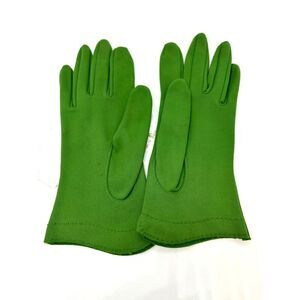 Vintage NOS Pennys GAYMODE Gloves Stretch Synthetic Pretty Green 9"